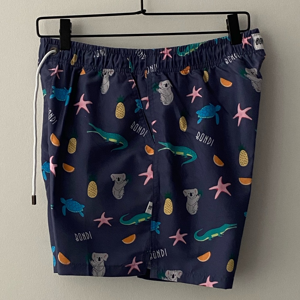 Bondi Beamers “Party Mix” Men’s Swim Trunks SZ Medium.